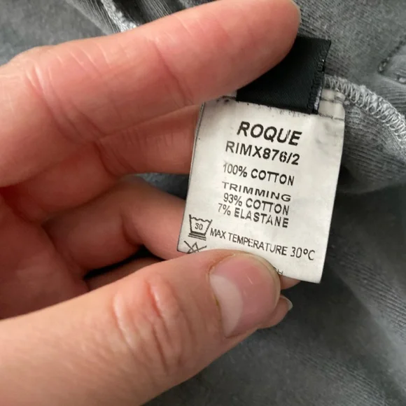 ROQUE Vintage Style Heavyweight Cotton Zip-Up Hoodie - Picture 7 of 10